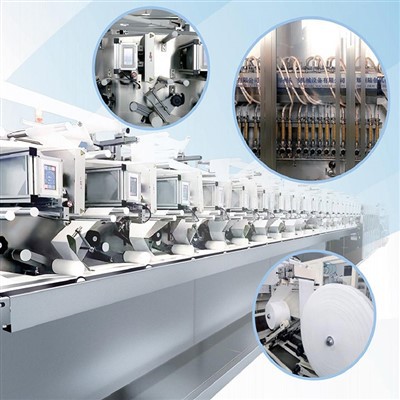 Täisautomaatsed niiskete salvrätikute tootmisseadmed